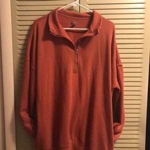 Aerie oversized quarter zip